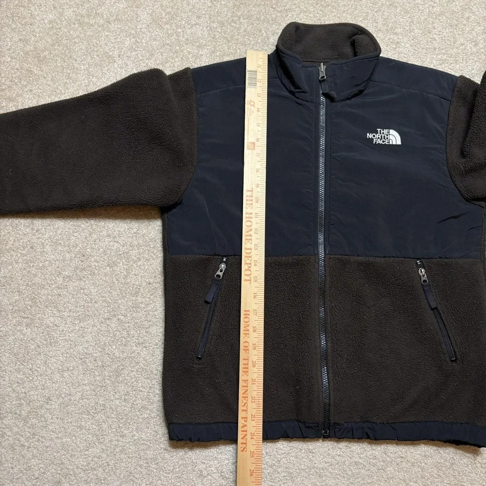 The North Face Denali Jacket Boys Large 14/16 Brown Fleece Full Zip Polartec